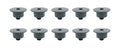 Allstar Performance ALL56115-10 Upper Spring Cup for 5-1/2 Inch Outside Diameter Coil Springs, Steel, Black Powder Coat, Pack of 10