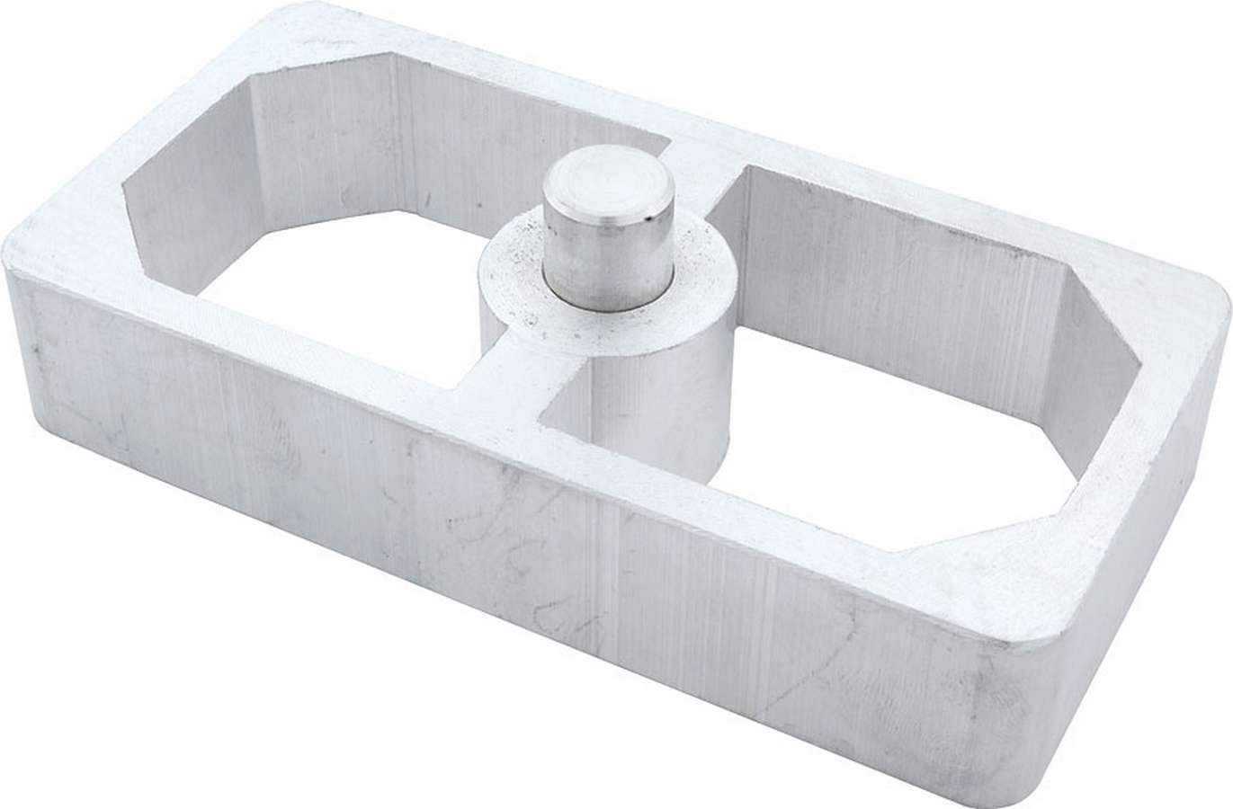 Allstar Performance Alum Lowering Block 1 Inch Height, 2.5 Inch Width, 5 Inch Length, 9/16 Inch Diameter Pin, Extruded Aluminum