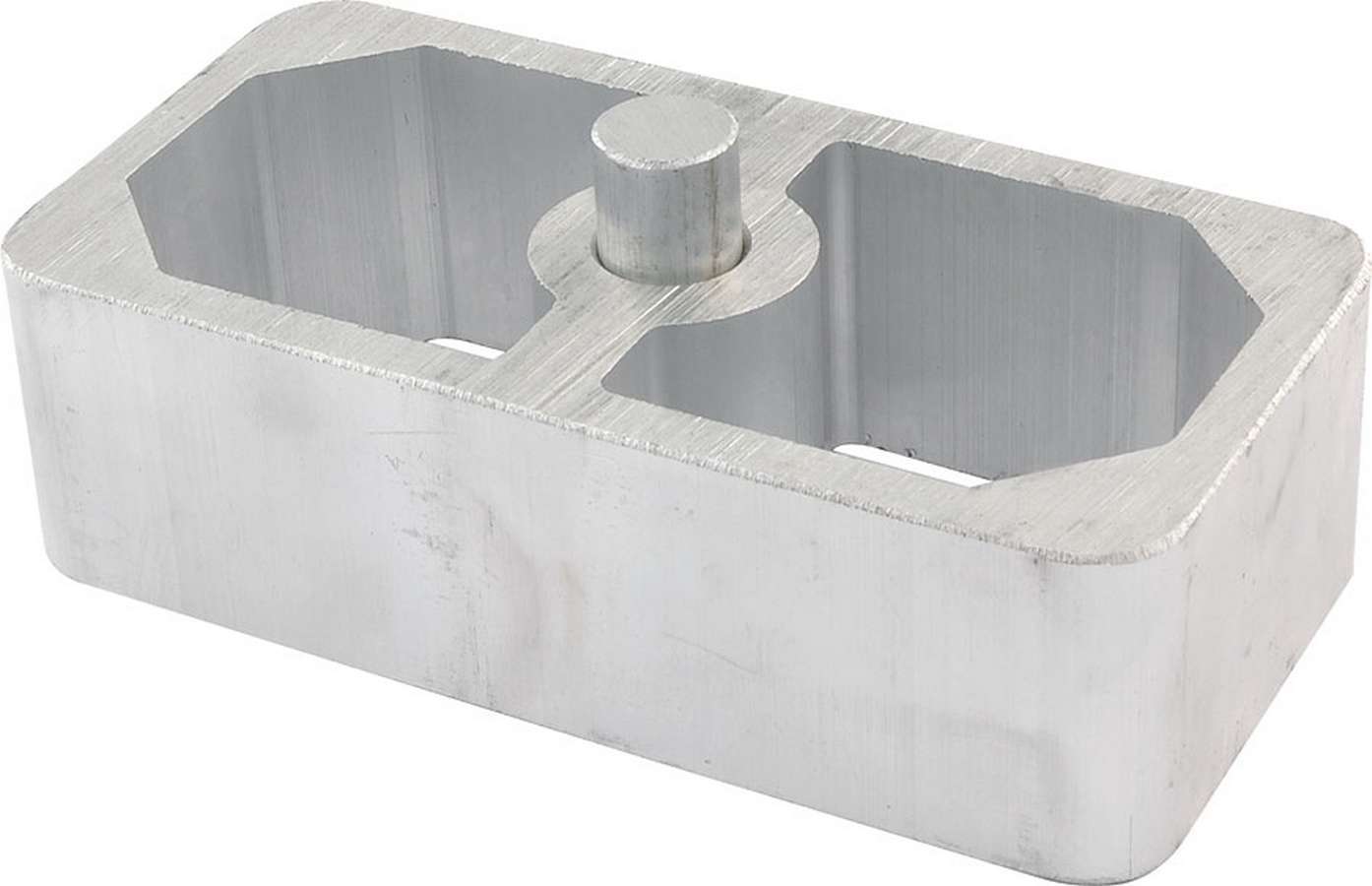 Allstar Performance ALL56132 Aluminum Leaf Spring Block, 2-Inch Height, 2.5-Inch Width, 5-Inch Length, 9/16-Inch Diameter Pin