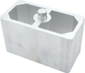 ALLSTAR Performance Alum Lowering Block 3 Inch Height, 2.5 Inch Width, 5 Inch Length, 9/16 Inch Diameter Pin, Extruded Aluminum