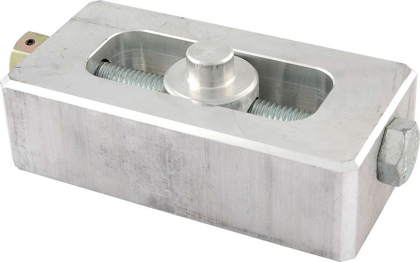 Allstar Performance ALL56136 Adjustable Aluminum Leaf Spring Block, 1.5 Inch Height, 2.5 Inch Width, 5 Inch Length