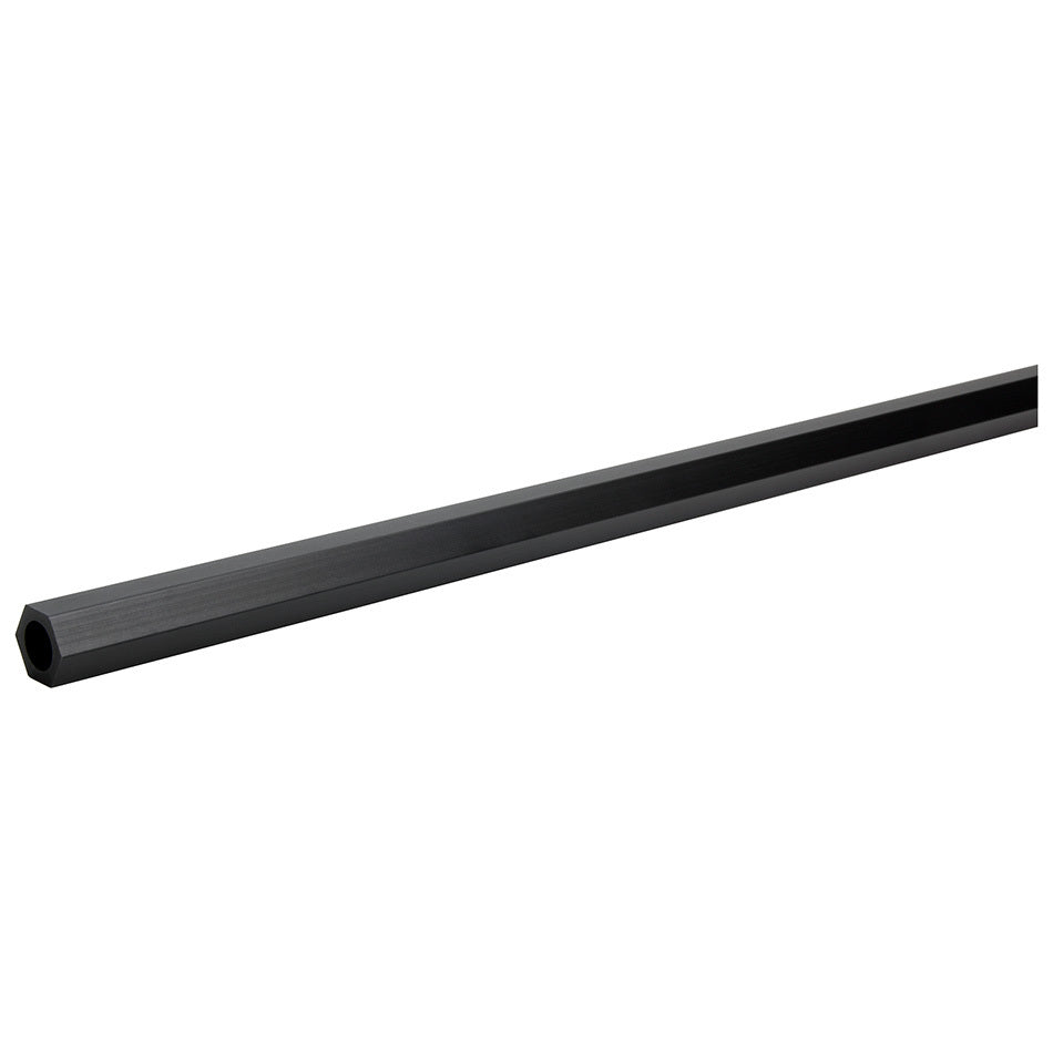 Allstar Performance ALL56672 5/8 Inch Aluminum Hex Tube, 72 Inches Long, Unthreaded, Black Anodized