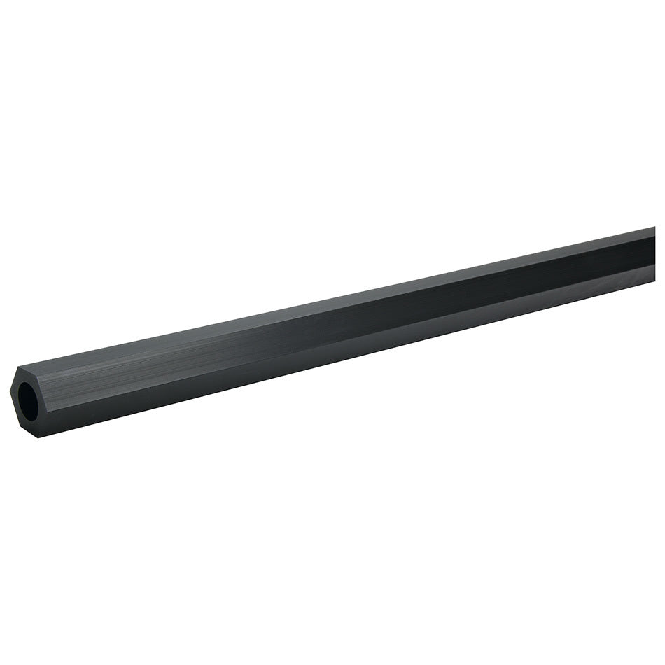 Allstar Performance ALL56772 3/4 Inch Aluminum Hex Tube, 72 Inch Length, Unthreaded, Black Anodized