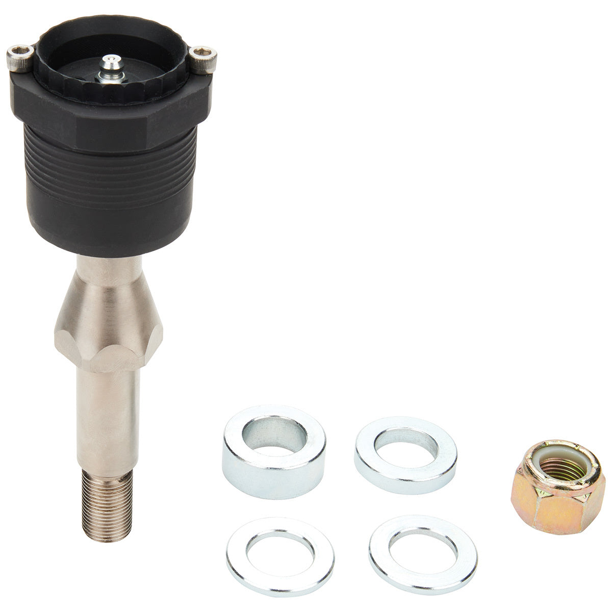 Allstar Performance ALL56872 Low Friction Adjustable Ball Joint with Straight Pin and Greasable Design