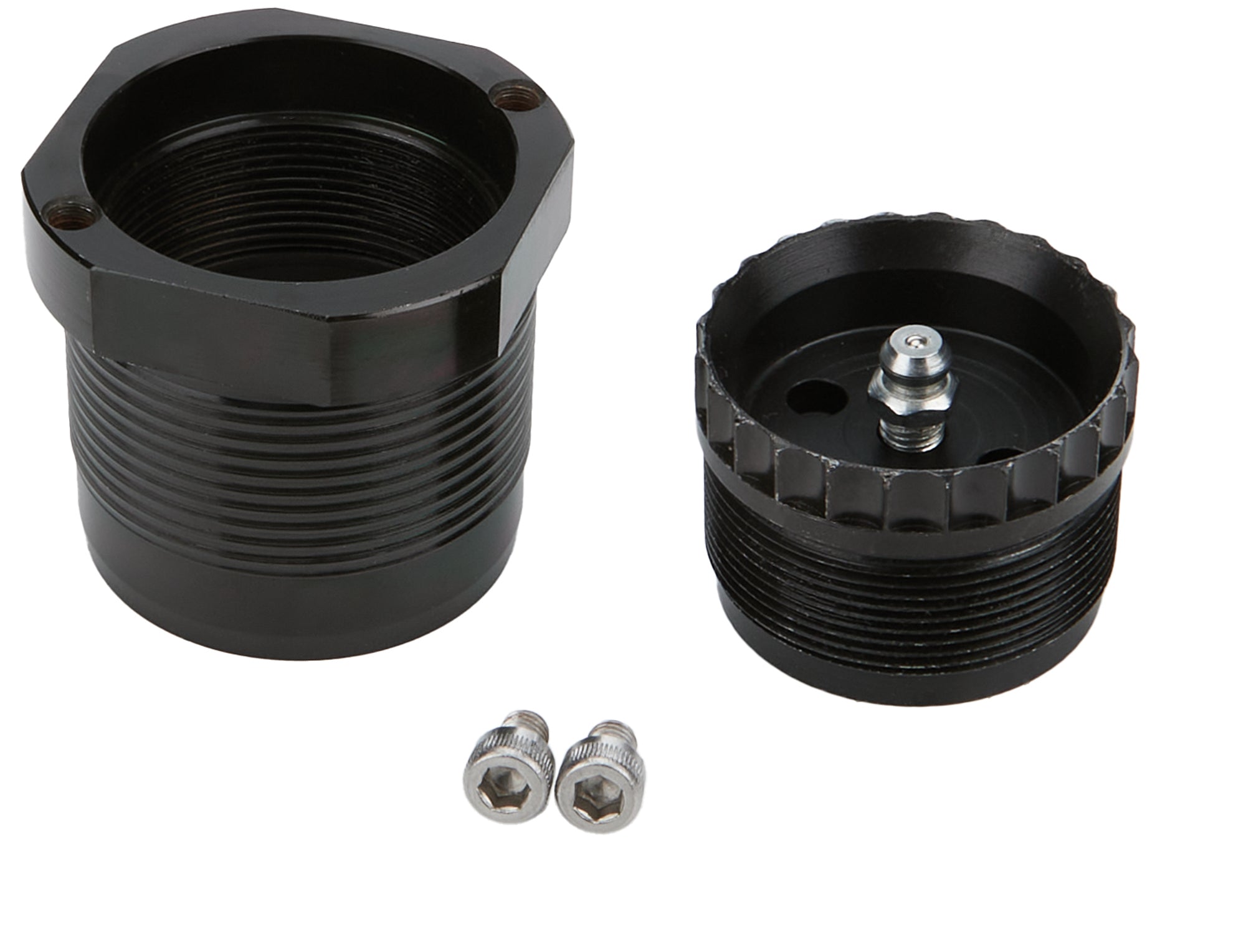 Allstar Performance K772 Ball Joint Housing for Upper Control Arms, Screw-In Steel Construction, Natural Finish