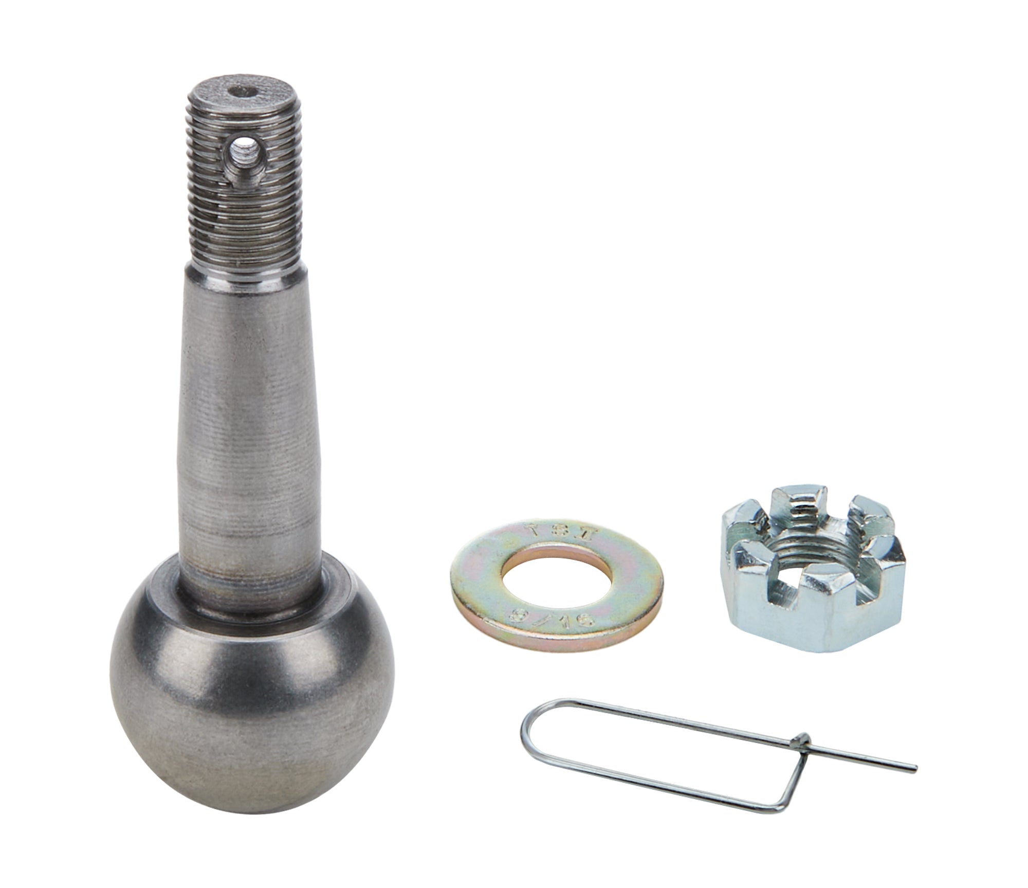 Allstar Performance ALL56918 Ball Joint Stud with 0.3 Inch Extended Length, Steel, Black Oxide Finish