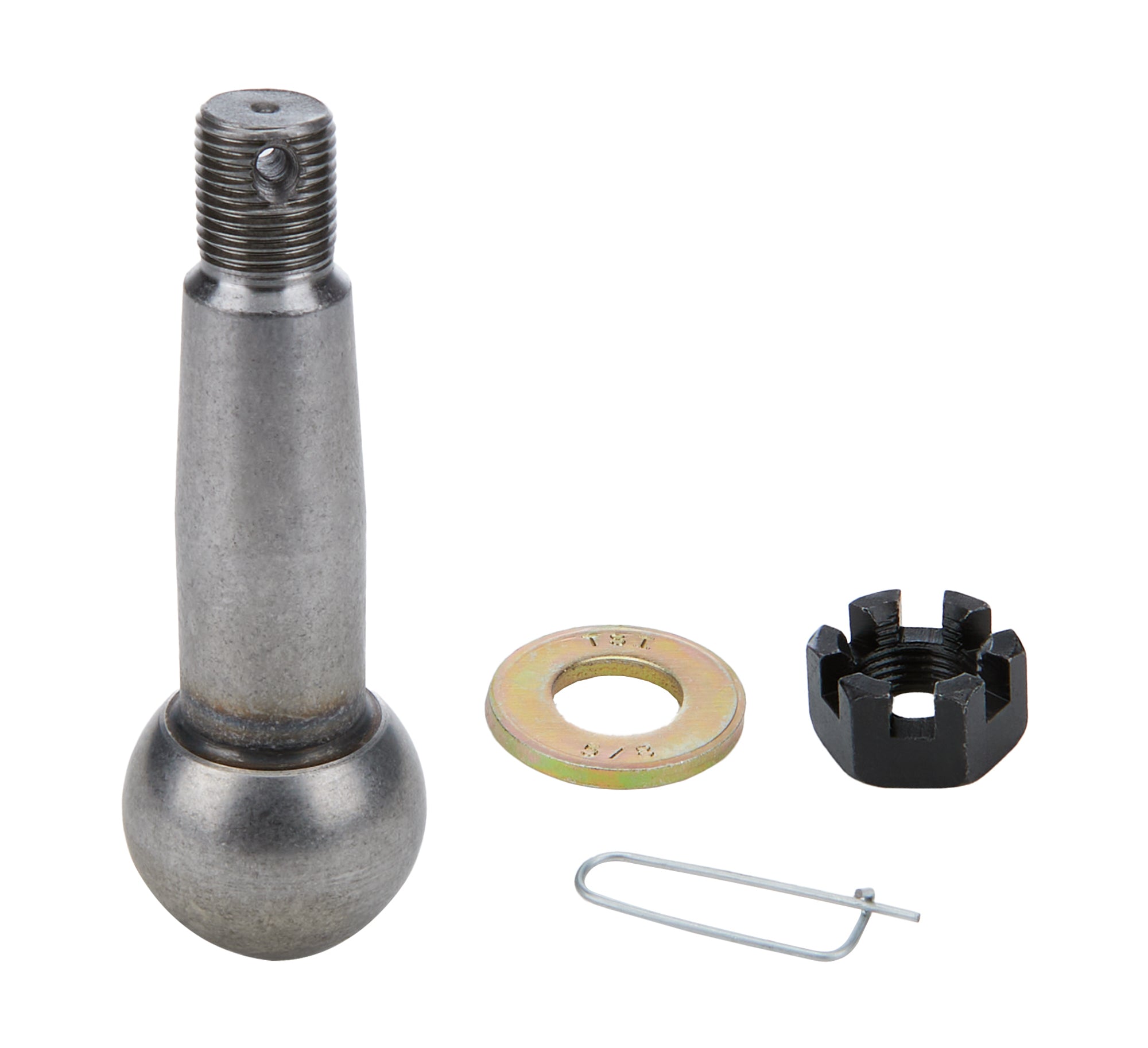 Allstar Performance ALL56940 Ball Joint Stud with 0.5 Inch Extended Length, Steel, Black Oxide Finish