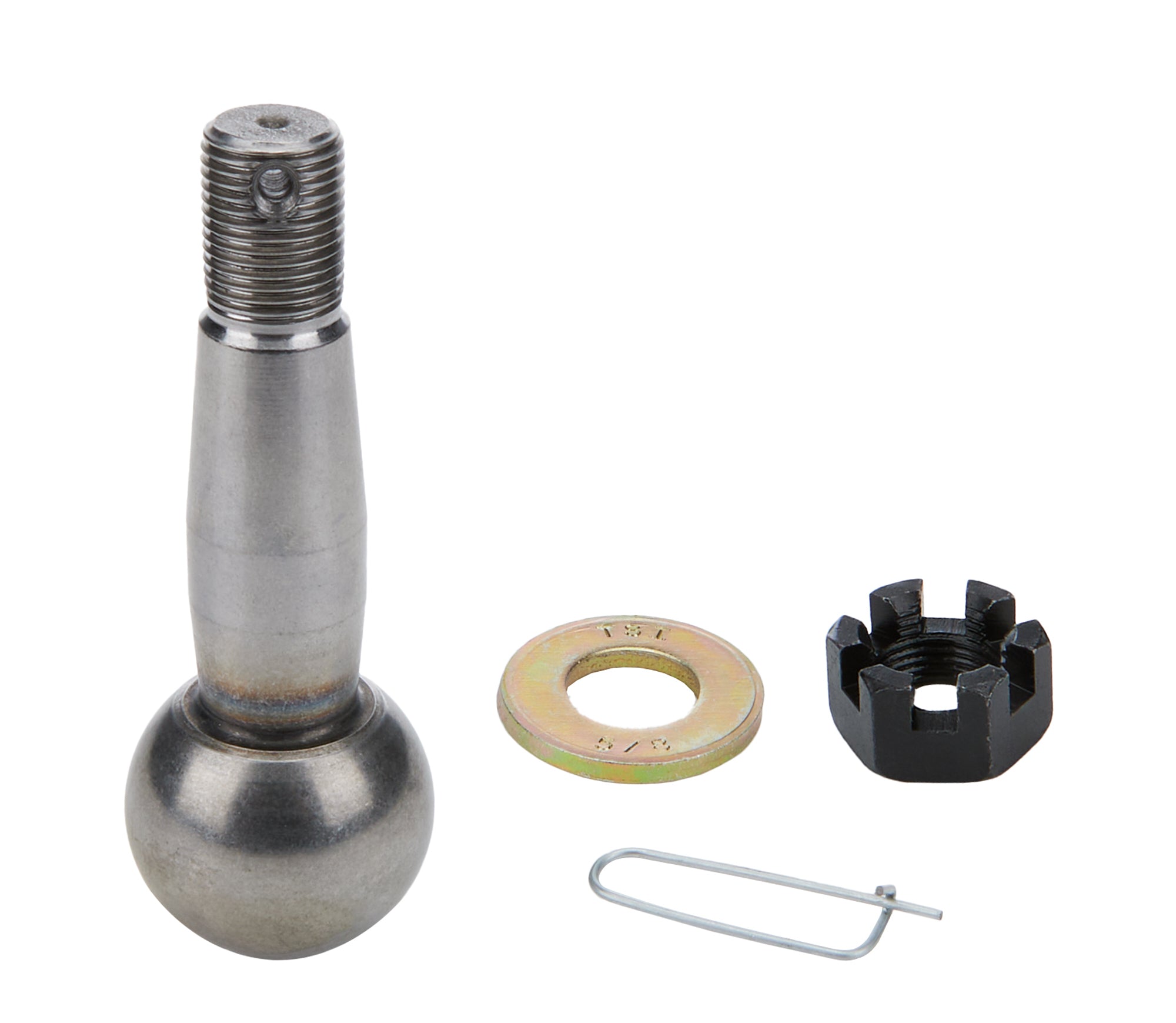 Allstar Performance Ball Joint Pin K6141 with 0.4 Inch Extended Length, Steel, Black Oxide Finish