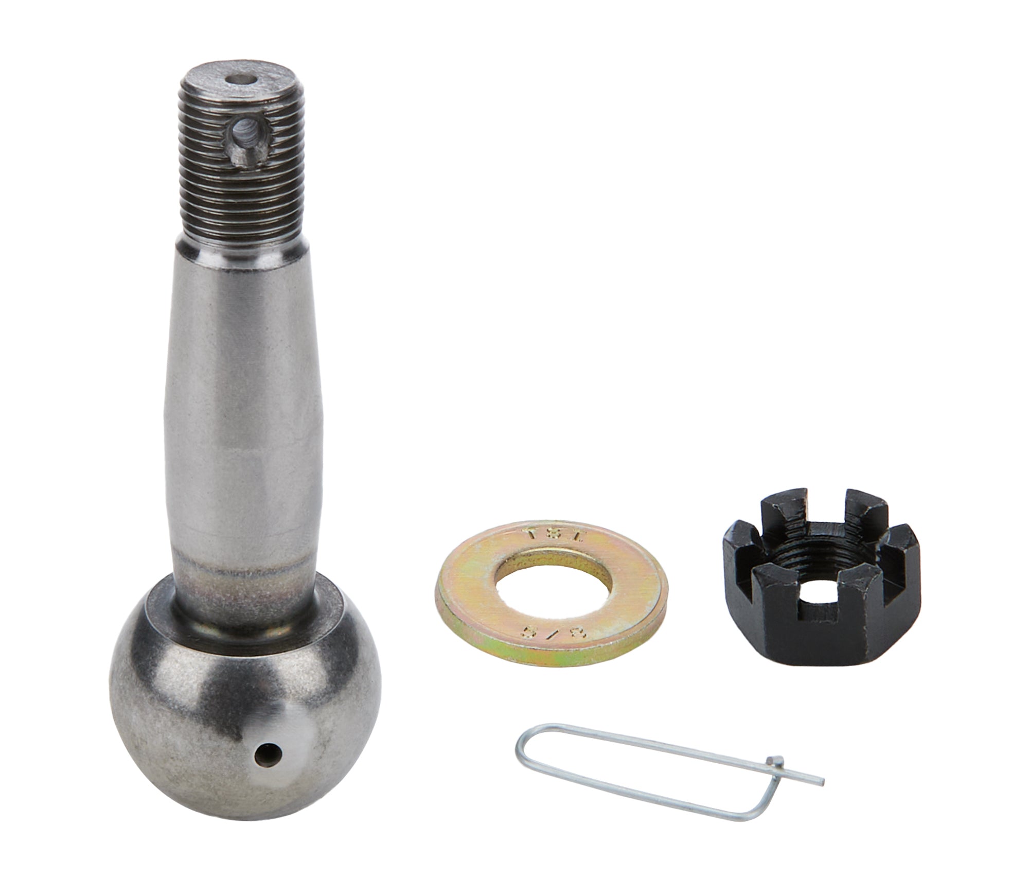 Allstar Performance ALL56960 Ball Joint Stud with 0.5 Inch Extended Length, Steel, Black Oxide Coating