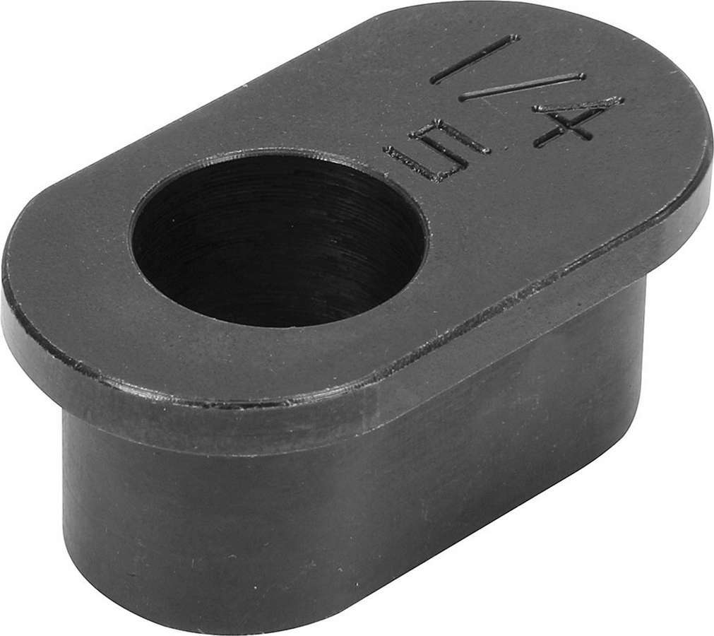 Allstar Performance ALL57337 Insert 1/4 Inch Straight Steel Center Link with Black Oxide Finish