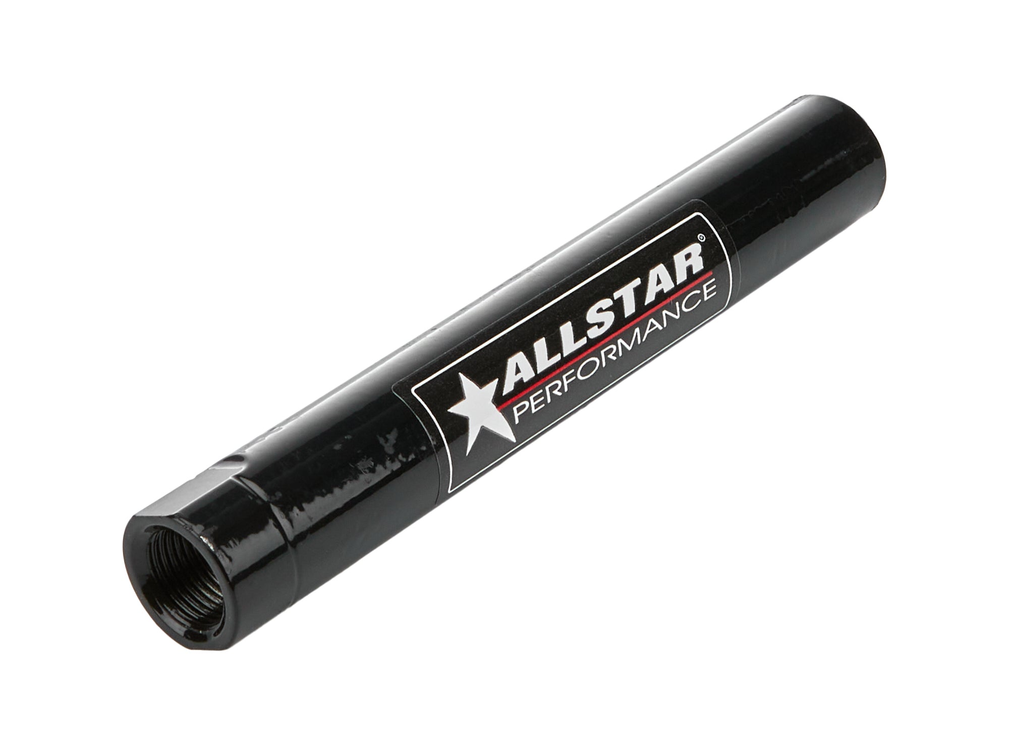 Allstar Performance ALL57348 Heavy Duty Suspension Tube, 0.875 Inch OD, 7 Inch Length, 5/8-18 Female Thread, Steel with Black Powder Coat Finish
