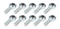 Allstar Performance ALL58020-10 Rod End LH 5/8 Inch Male Steel Spherical Bearing, Zinc Oxide Finish, Set of 10