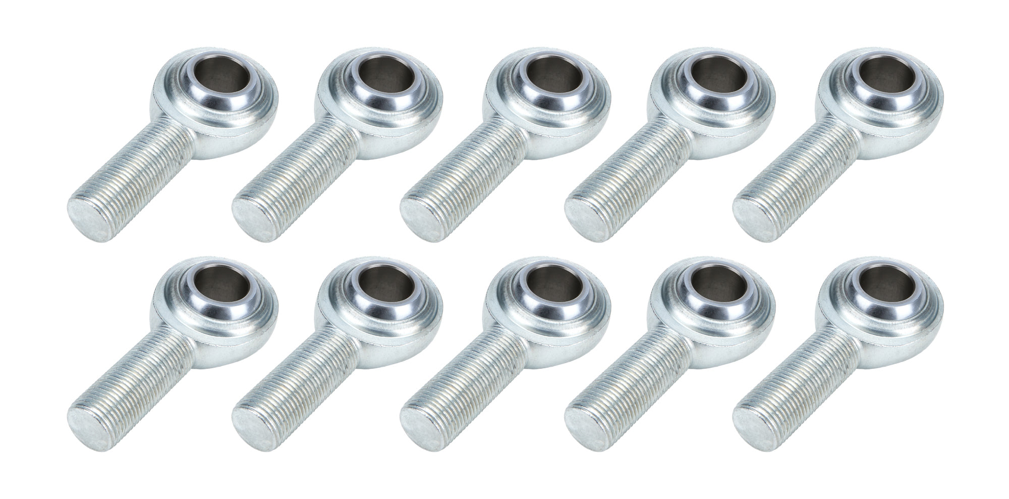 Allstar Performance ALL58020-10 Rod End LH 5/8 Inch Male Steel Spherical Bearing, Zinc Oxide Finish, Set of 10