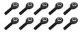 Allstar Performance ALL58058-10 Pro Series Spherical Rod End, 1/2 Inch Bore, 1/2-20 Right Hand Male Thread, Steel Ball, Chromoly, Black Oxide, Pack of 10