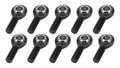 Allstar Performance ALL58062-10 Pro Series Spherical Rod End with 3/4 Inch Bore, 3/4-16 Right Hand Male Thread, Chromoly Steel Ball, Black Oxide Finish, Pack of 10