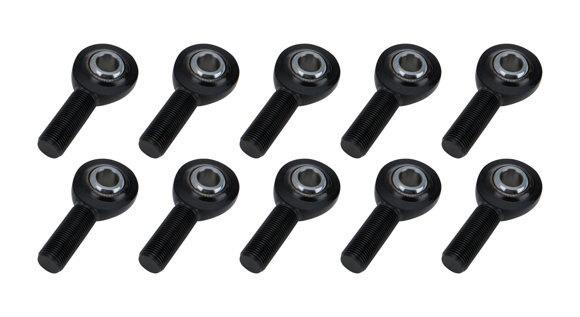 Allstar Performance ALL58069-10 Pro Series Spherical Rod End with 1/2 Inch Bore and 5/8-18 Left-Hand Male Thread, Steel Ball, Chromoly, Black Oxide Finish, Set of 10