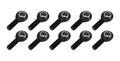 Allstar Performance ALL58080-10 Pro Series Spherical Rod End with 5/8 Inch Bore, Right Hand Male Thread, Steel Ball, PTFE Lined, Chromoly, Black Oxide, Set of 10