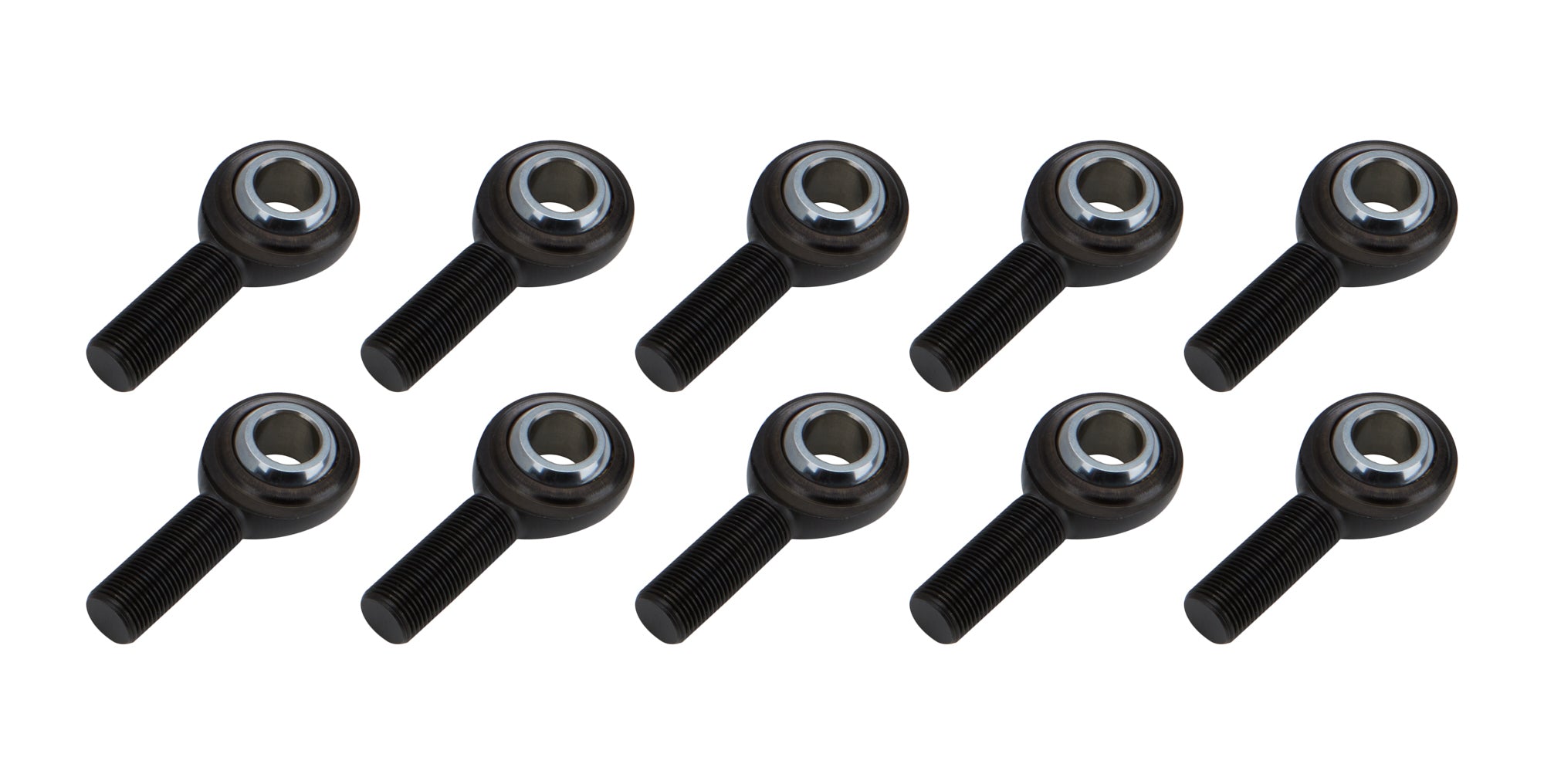 Allstar Performance ALL58080-10 Pro Series Spherical Rod End with 5/8 Inch Bore, Right Hand Male Thread, Steel Ball, PTFE Lined, Chromoly, Black Oxide, Set of 10