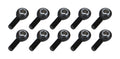 Allstar Performance ALL58085-10 Pro Series Spherical Rod End with 5/8 Inch Bore, Left Hand Male Thread, Steel Ball, PTFE Lined, Chromoly, Black Oxide Finish, Set of 10