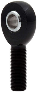 Allstar Performance ALL58088 Alum Rod End RH 1/2 Inch Male Thread Black Anodized Steel Ball
