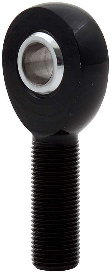 Allstar Performance ALL58088 Alum Rod End RH 1/2 Inch Male Thread Black Anodized Steel Ball