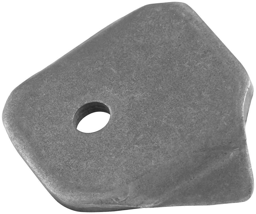 Allstar Performance ALL60014-25 Gusset Tabs Set of 25 for Round Tubes, 1/4 Inch Hole, 0.125 Inch Thick Steel, Natural Finish