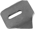 Allstar Performance ALL60015 Gusset Tabs 4-Pack for Round Tubes, 1/4 Inch Slot, Steel, Natural Finish