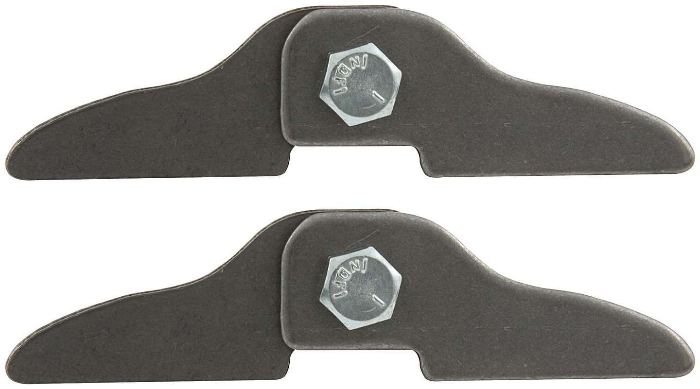 Allstar Performance ALL60040-25 Header Tab Kit with 4 Tabs, 2 Bolt, and 2 Lock Nuts in Steel, Natural Finish, Pack of 25
