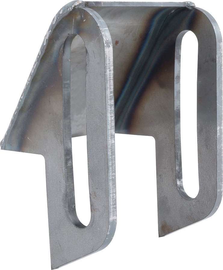 Allstar Performance ALL60042 Trailing Arm Bracket with 3/4 Inch Slot, Frame Mount, Weld-On, Adjustable Steel, Natural Finish