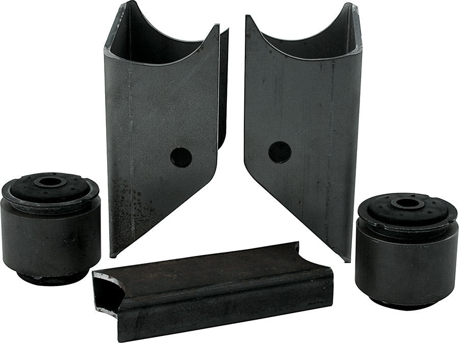 Allstar Performance ALL60052 Trailing Arm Bracket Kit for GM G-Body Chassis, Steel, Black Finish, 3 Inch OD Axle Tubes, 1 Hole