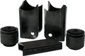 Allstar Performance ALL60053 Trailing Arm Bracket Kit for GM G-Body Chassis, Lowered Design, Steel, Black Finish