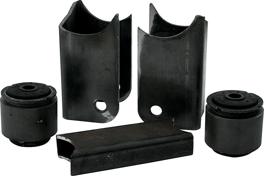 Allstar Performance ALL60053 Trailing Arm Bracket Kit for GM G-Body Chassis, Lowered Design, Steel, Black Finish
