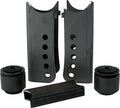 ALLSTAR Performance ALL60054 Trailing Arm Bracket Kit for GM G-Body Chassis, Multi-Hole, Steel, Black Finish