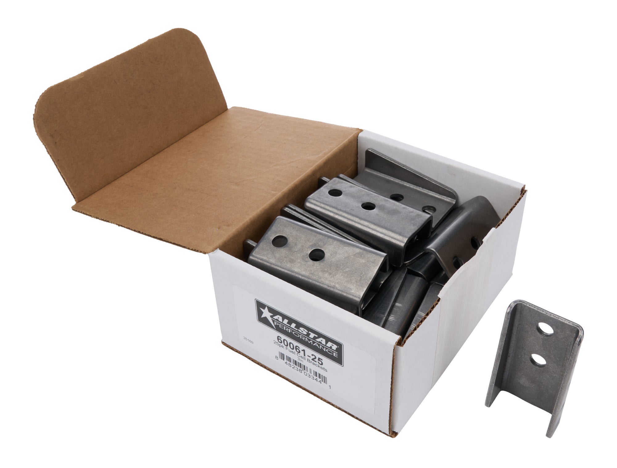 Allstar Performance ALL60061-25 Fuel Cell Mounts Weld-On 3 Inch Length Steel Natural Finish Set of 25