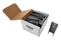 Allstar Performance ALL60062-25 Fuel Cell Mount Brackets Set of 25, 4.75 Inch Length, Weld-On Steel Construction, Natural Finish