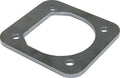 ALLSTAR Performance ALL60074-10 D-Ring Backing Plate Set of 10, 1/4 Inch Thick Steel, Natural Finish