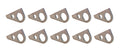 Allstar Performance ALL60075-10 Tie Down Chassis Rings Set of 10