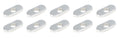 Allstar Performance ALL60080-10 A-Arm Caster Slug Set of 10, 1/2 Inch ID Hole, Centered, Aluminum, Natural Finish