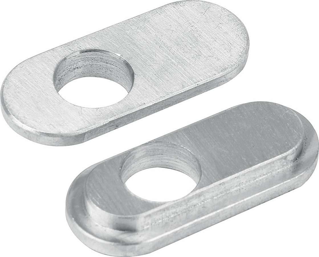 Allstar Performance ALL60082 Control Arm Caster Slug 1/2 Inch ID Hole, 1/4 Inch Offset, Aluminum, Natural Finish, Pair