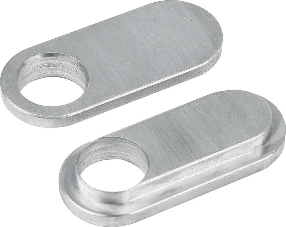 ALLSTAR Performance ALL60084 A-Arm Caster Slug 1/2 Inch Inner Diameter, 1/2 Inch Offset, Aluminum, Natural Finish, Slotted Upper Control Arm Brackets Pair