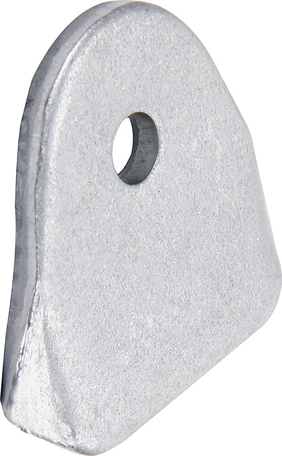 Allstar Performance ALL60087 Gusset Tabs 4-Pack for Round Tube with 1/4 Inch Hole, Steel, Natural Finish