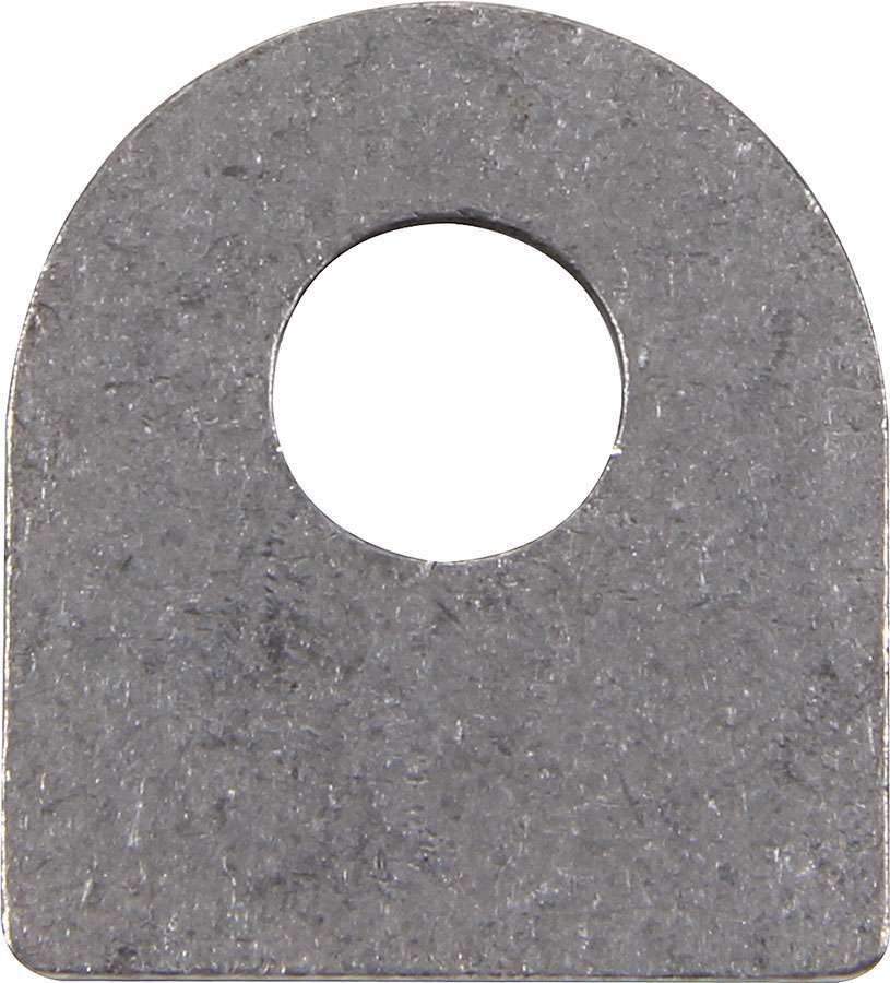 Allstar Performance ALL60091 Weld-On Mounting Tabs with 7/16 Inch Hole, 0.100 Inch Thick, Steel, Natural Finish, Set of 4