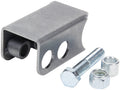 Allstar Performance ALL60112 Shock Mount with Long Notched Weld-On Design, Adjustable, Straight Steel Construction, Natural Finish