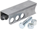 Allstar Performance ALL60113 Shock Mount, Extra Long Notched Weld-On, Adjustable, Straight Steel, Natural Finish