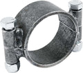 Allstar Performance ALL60146-10 Clamp-On Ring Set for 3-Inch Diameter Pipes, 2-Inch Wide, 2-Bolt Steel, Natural Finish, Pack of 10