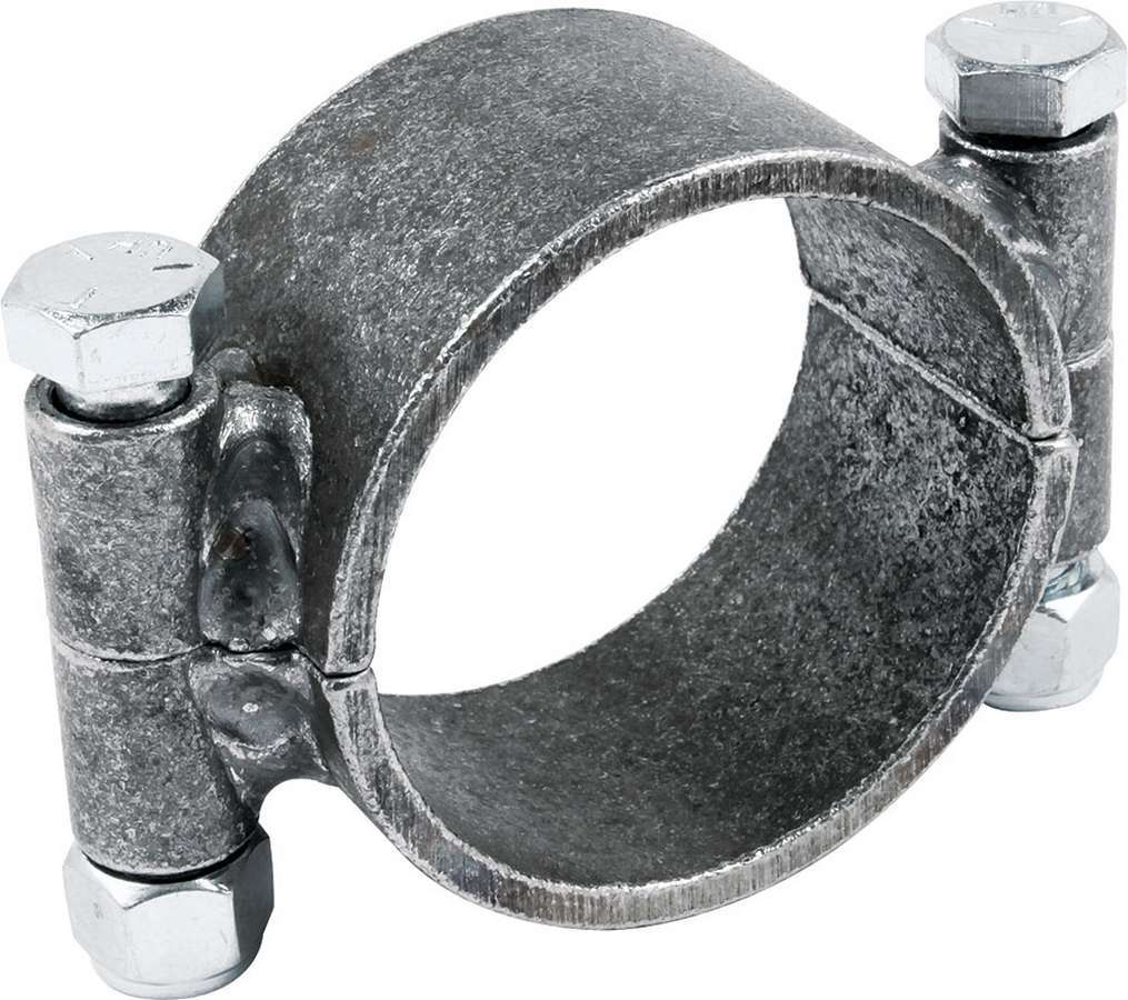 Allstar Performance ALL60146-10 Clamp-On Ring Set for 3-Inch Diameter Pipes, 2-Inch Wide, 2-Bolt Steel, Natural Finish, Pack of 10
