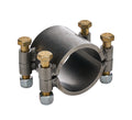 Allstar Performance ALL60147 4 Bolt Clamp-On Retainer for 3-Inch Diameter Pipes, Steel, Natural Finish