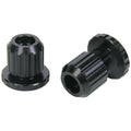 Allstar Performance ALL60178 Upper Link Spacer Kit Adjustable 3/4 Inch ID Holes Black Anodized Aluminum