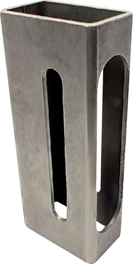 ALLSTAR Performance ALL60186 Slider Box Trailing Arm Bracket with 1/2 Inch Slot, Steel, Natural Finish