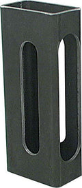 Allstar Performance ALL60188 Slider Box Trailing Arm Bracket for Frame Mounts, 3/4 Inch Slot, Steel, Natural Finish